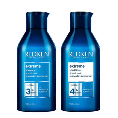 Redken Extreme Strengthening Shampoo and Conditioner 500ml Bundle