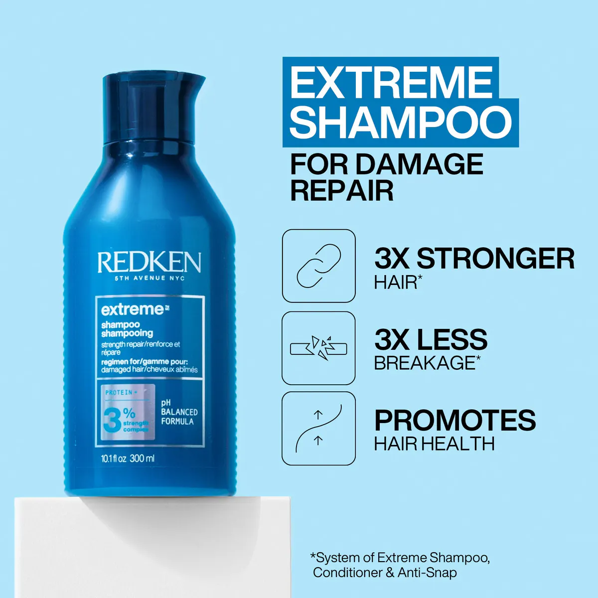 Redken Extreme Strengthening Shampoo 300ml, view 2