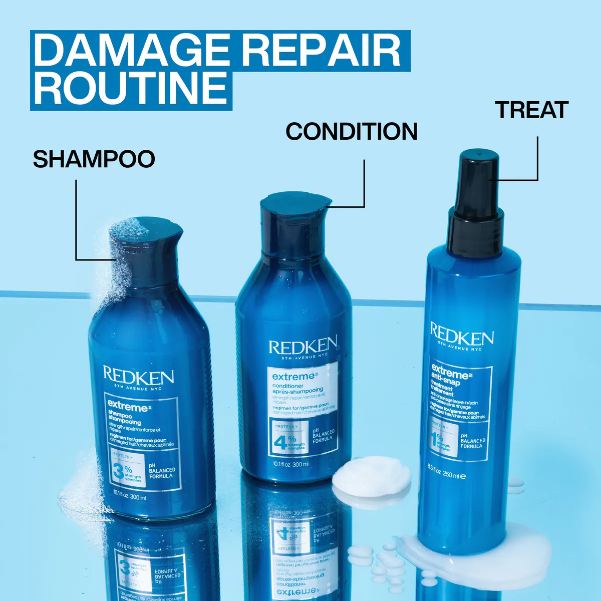 Redken Extreme Strengthening Shampoo 300ml, view 7