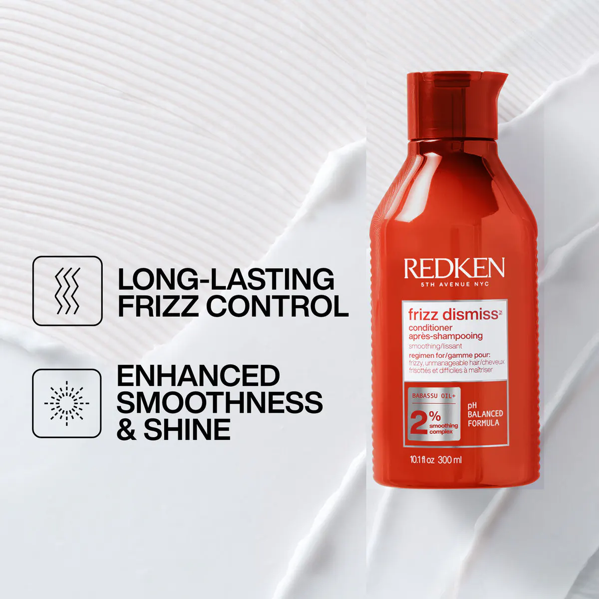 Redken Frizz Dismiss 300ml Duo Bundle, view 3