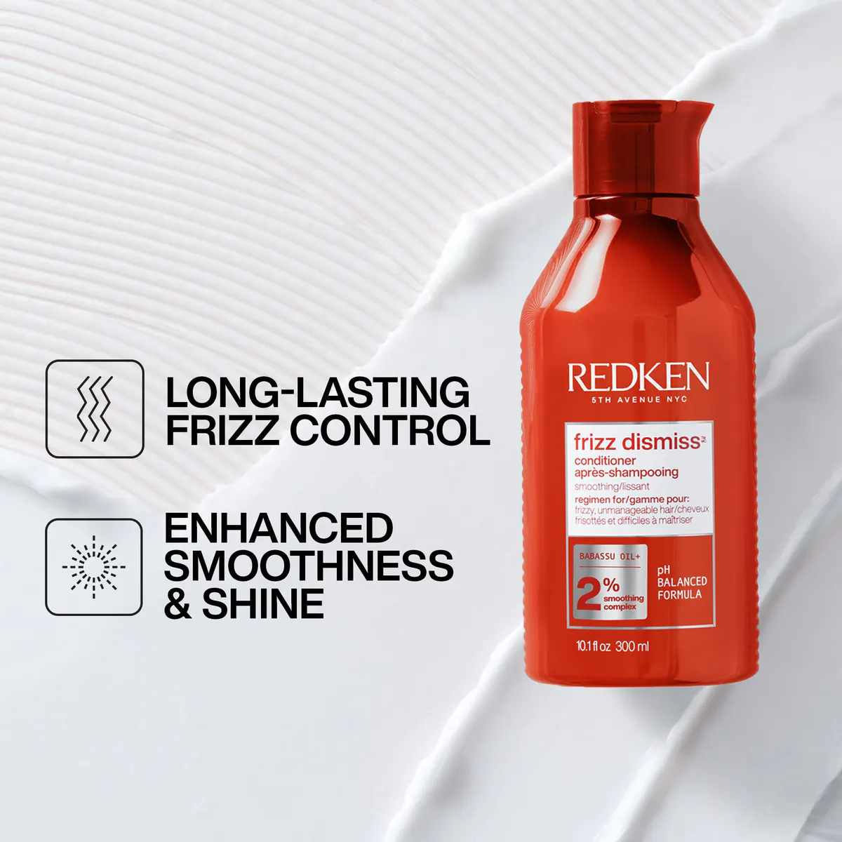 Redken Frizz Dismiss Sodium Chloride-Free Conditioner 500ml, view 4