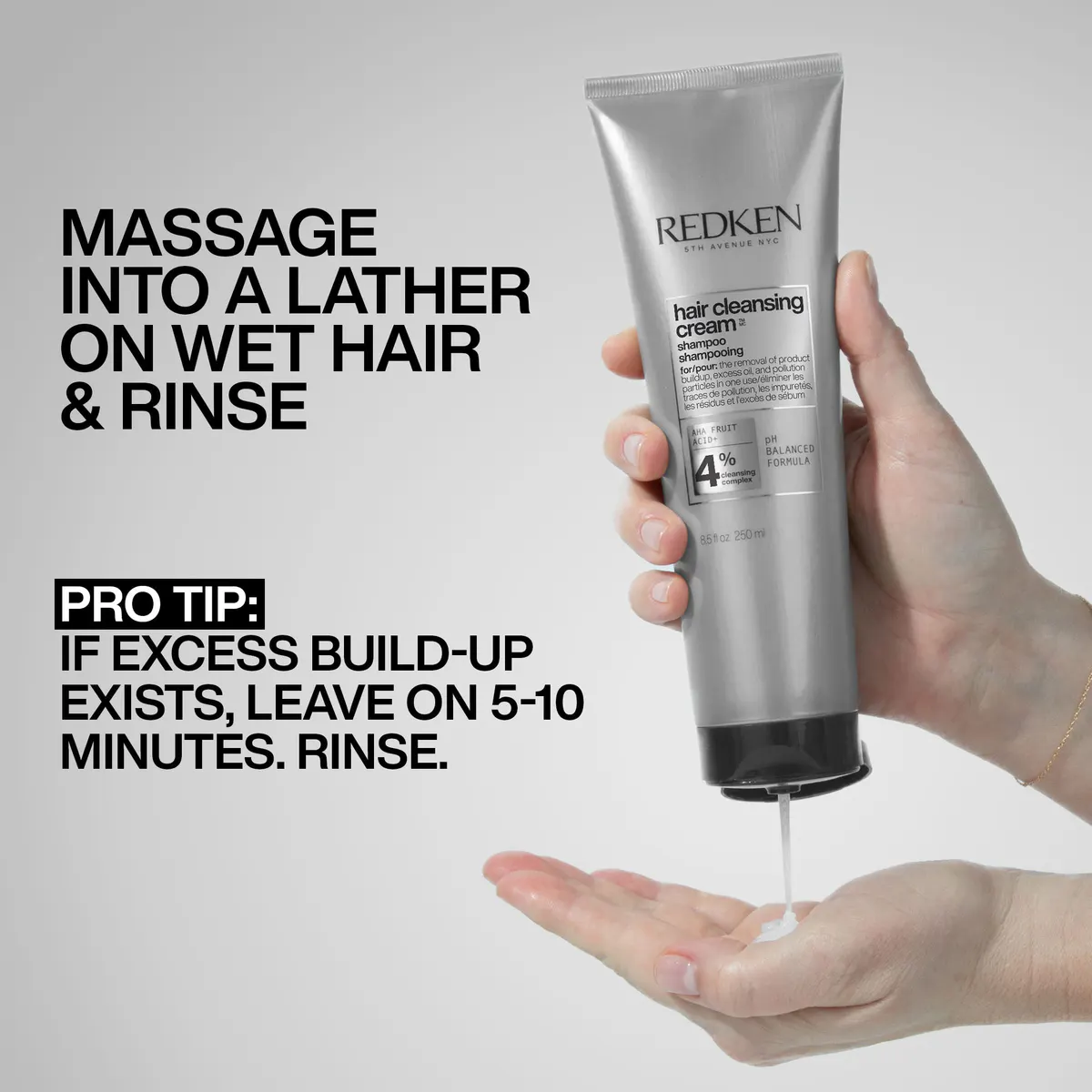 Redken Hair Cleansing Cream Clarifying Shampoo 250ml, view 5