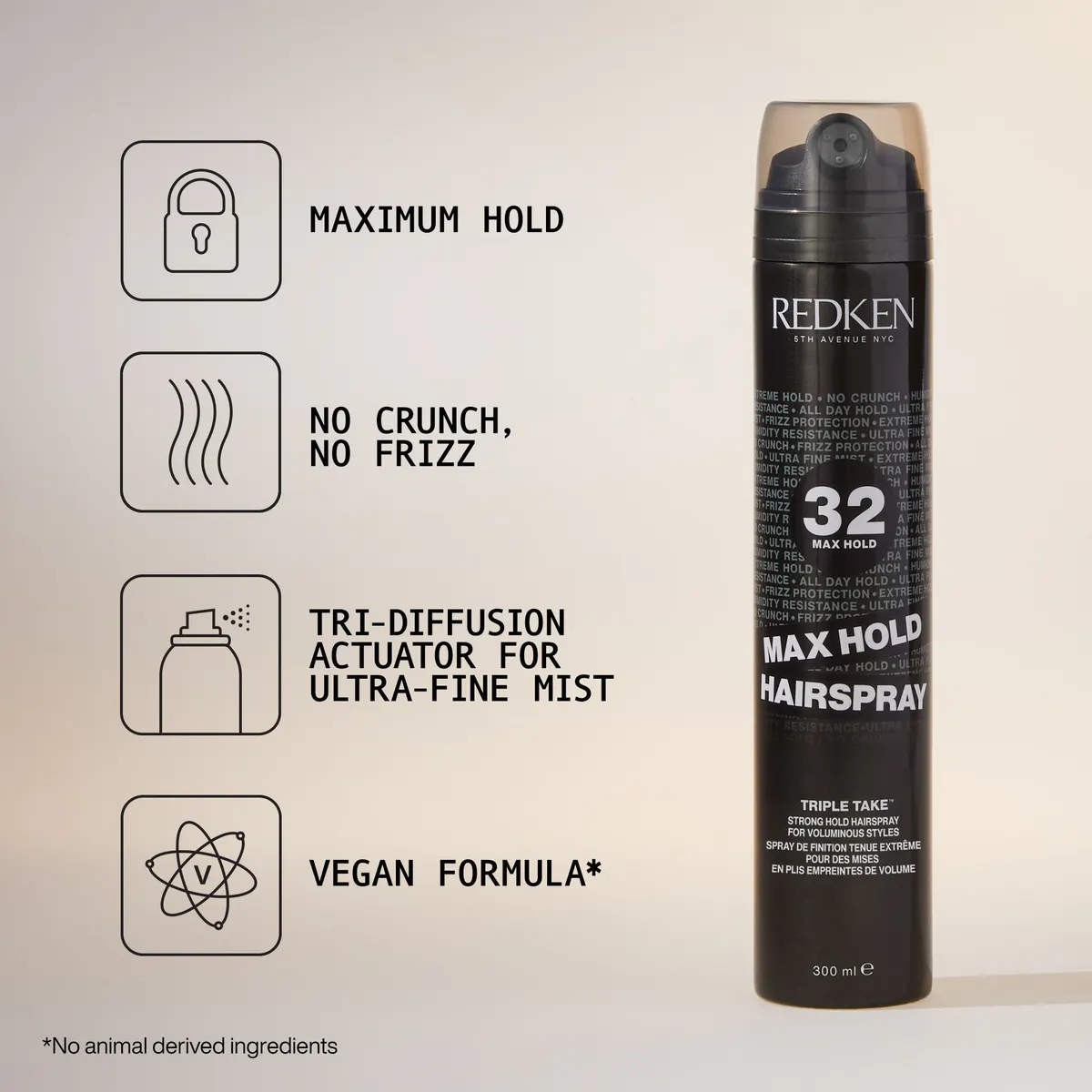 Redken Max Hold Hairspray 270g, view 6