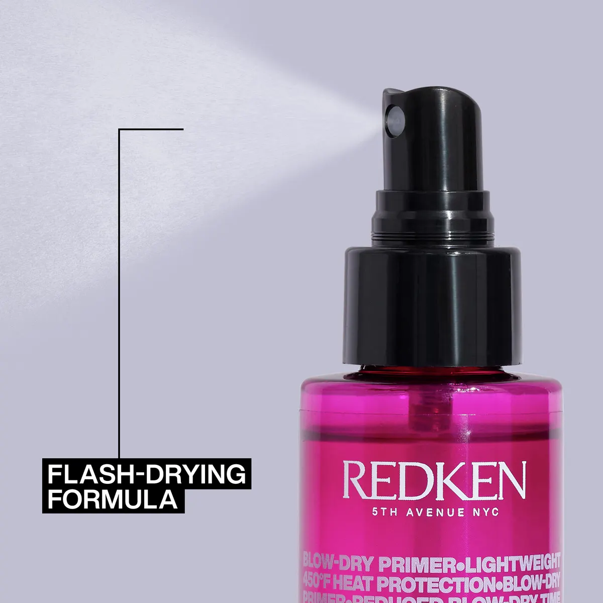 Redken Quick Blowout Lightweight Blow Dry Primer Spray 125ml, view 3