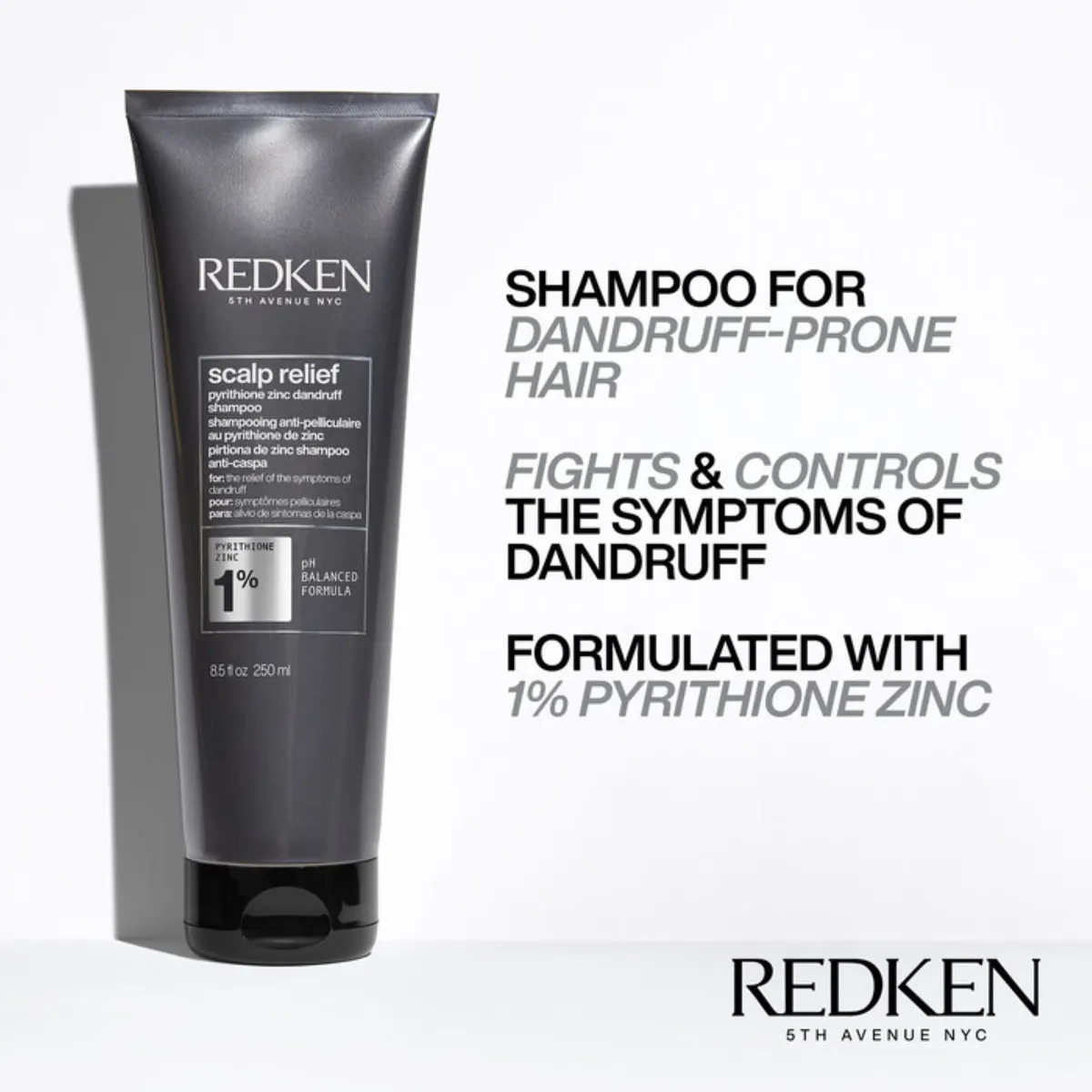 Redken Scalp Relief Dandruff Control Shampoo 250ml, view 4