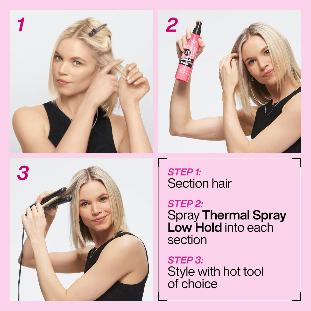 Redken Thermal Spray Low Hold 250ml, view 3