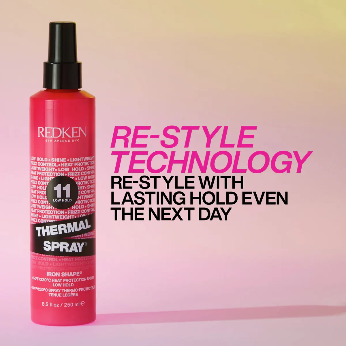 Redken Thermal Spray Low Hold 250ml, view 7