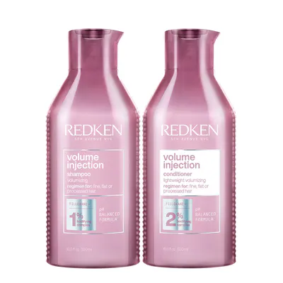 Redken Volume Injection Shampoo and Conditioner 500ml Bundle