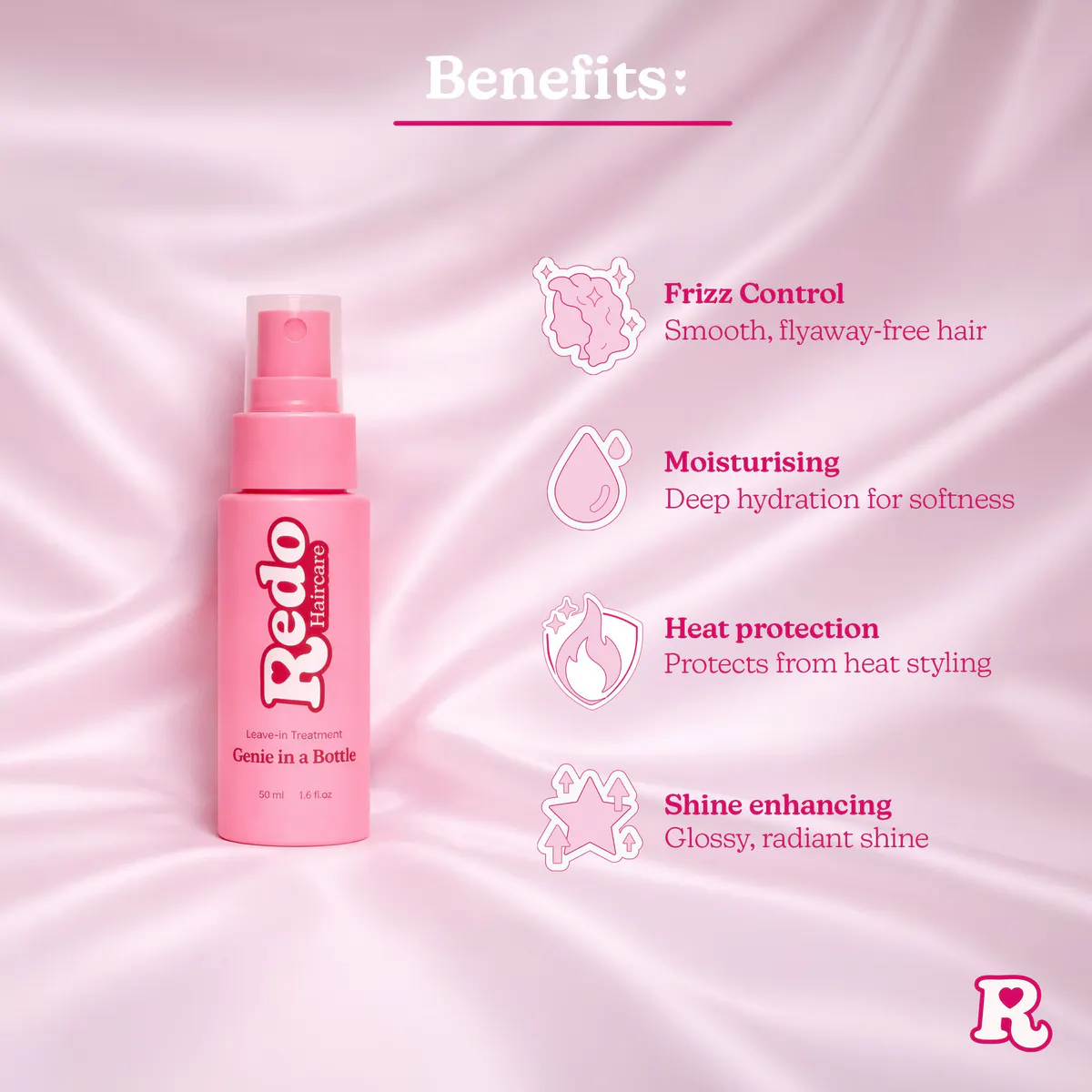 Redo Haircare Genie in a Bottle Miracle Spray 50ml Travel Size, view 3