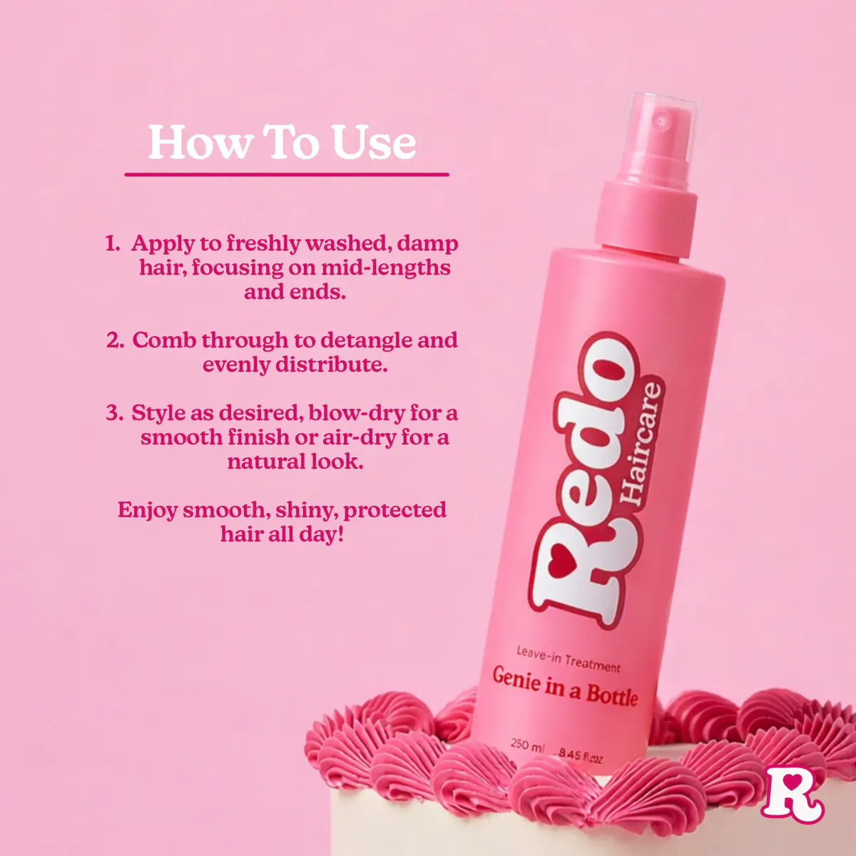 Redo Haircare Genie in a Bottle Miracle Spray 250ml + 50ml Duo Bundle, view 5