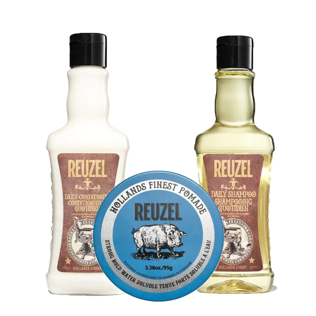 Reuzel Blue Pomade Hair Bundle