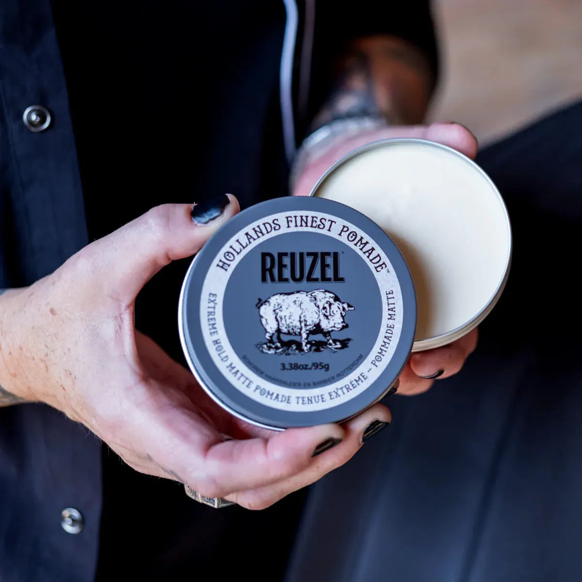Reuzel Extreme Hold Matte Pomade 95g Duo Bundle, view 3