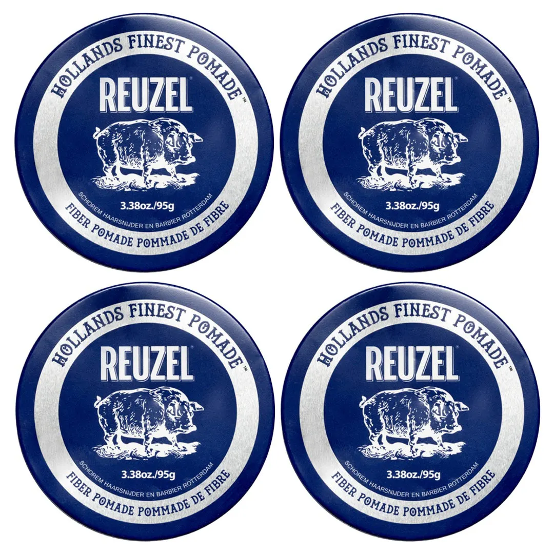 Reuzel Fiber Pomade 95g Quad Bundle