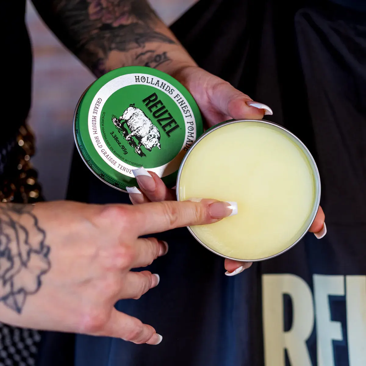 Reuzel Green Grease Medium Hold Pomade 95g Duo Bundle, view 3