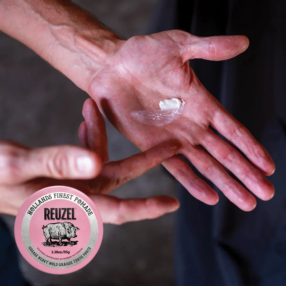 Reuzel Pink Pomade Grease 95g Trio Bundle, view 3