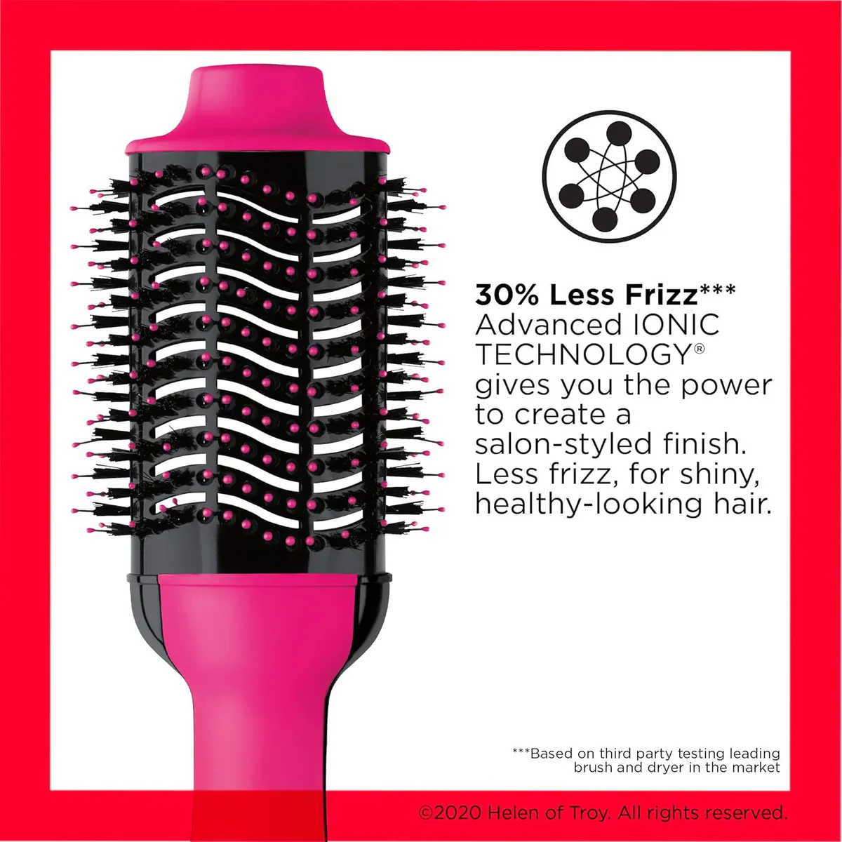 Revlon One-Step Volumiser Original 1.0 Blowout Brush Pink, view 3