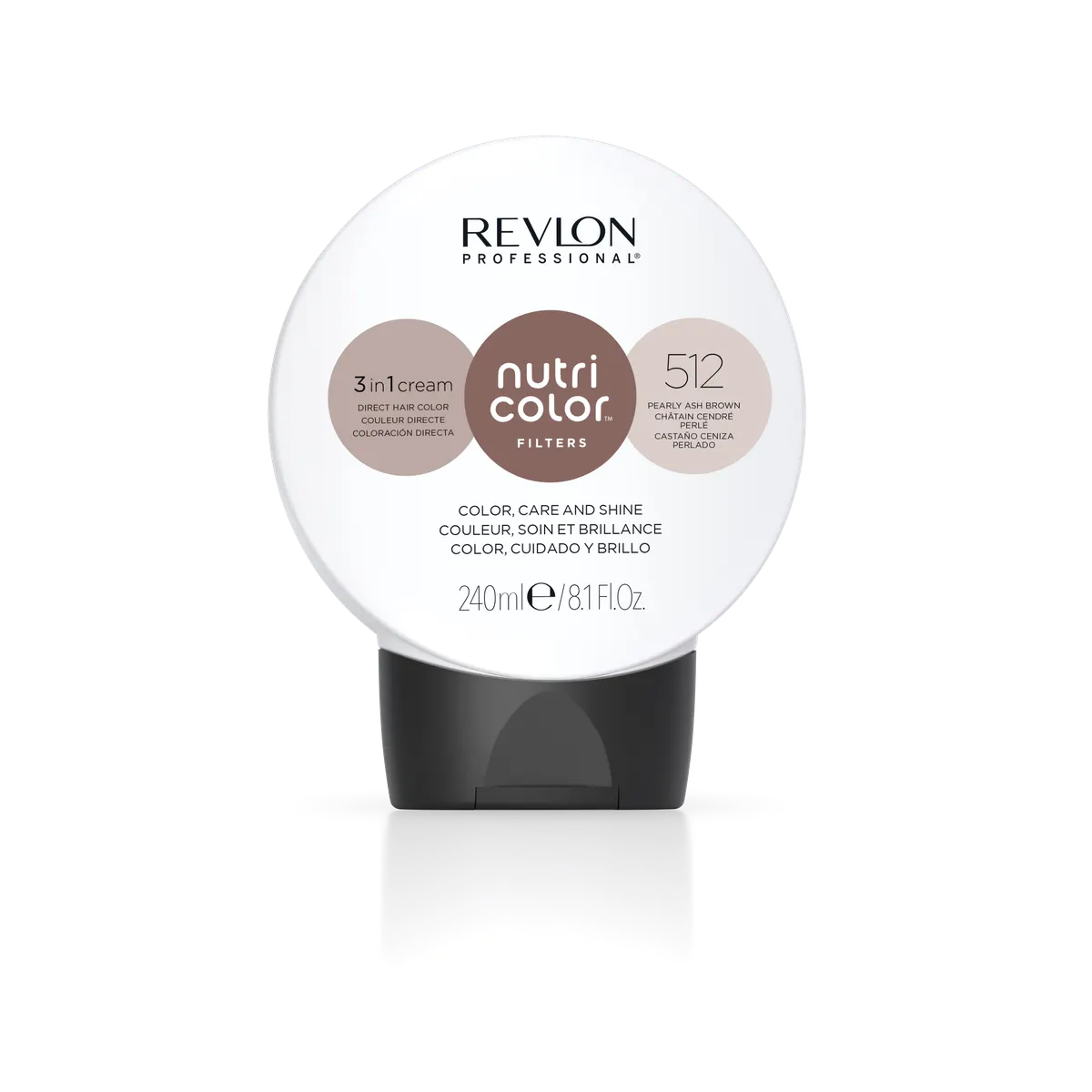 Revlon Professional Nutri Color Filters 512 Pearly Ash Brown 240ml