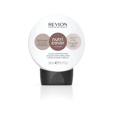 Revlon Professional Nutri Color Filters 512 Pearly Ash Brown 240ml