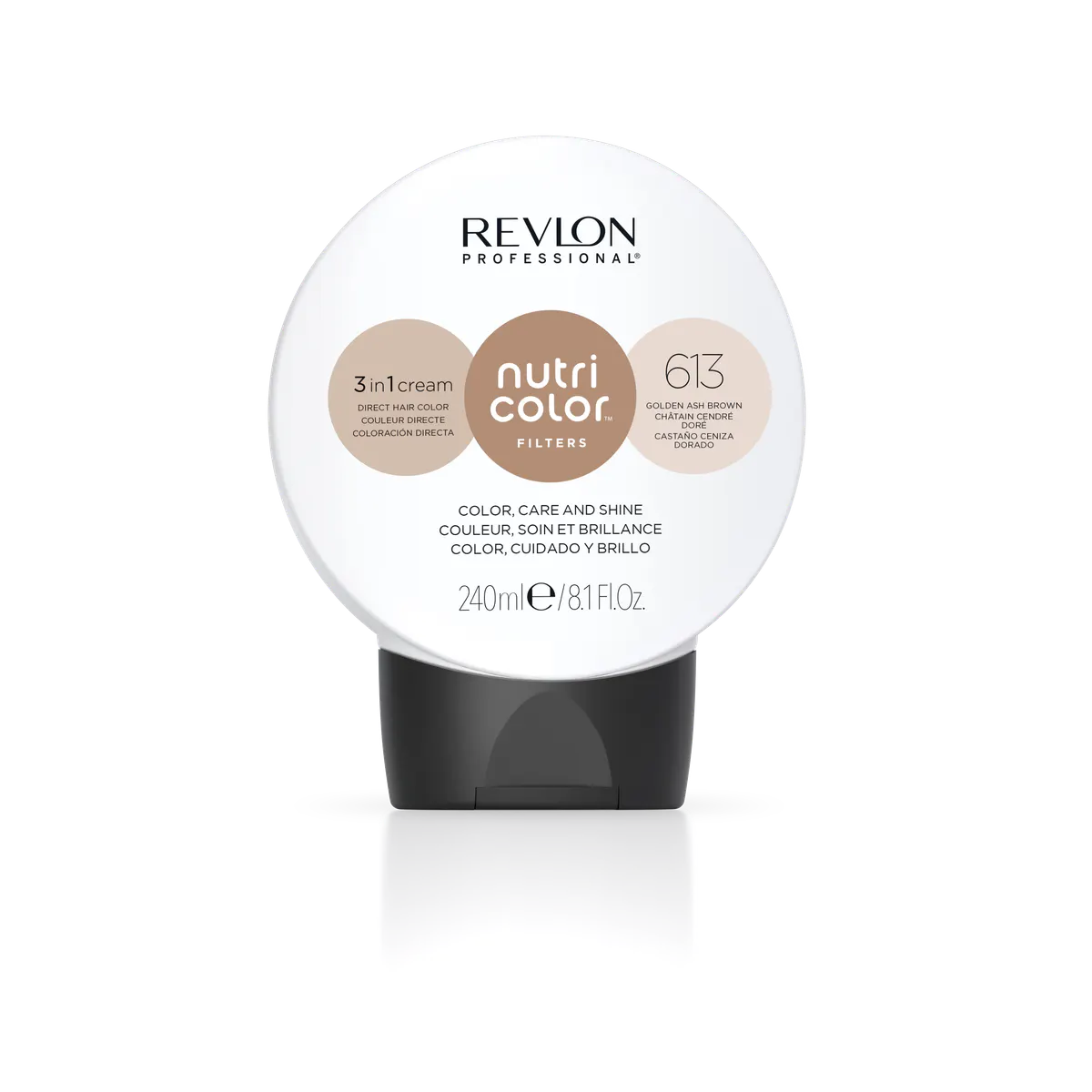 Revlon Professional Nutri Color Filters 613 Golden Ash Brown 240ml