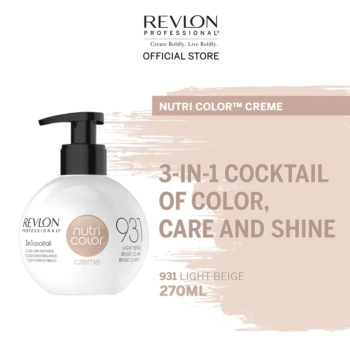 Revlon Professional Nutri Color Filters 931 Light Beige 240ml, view 3