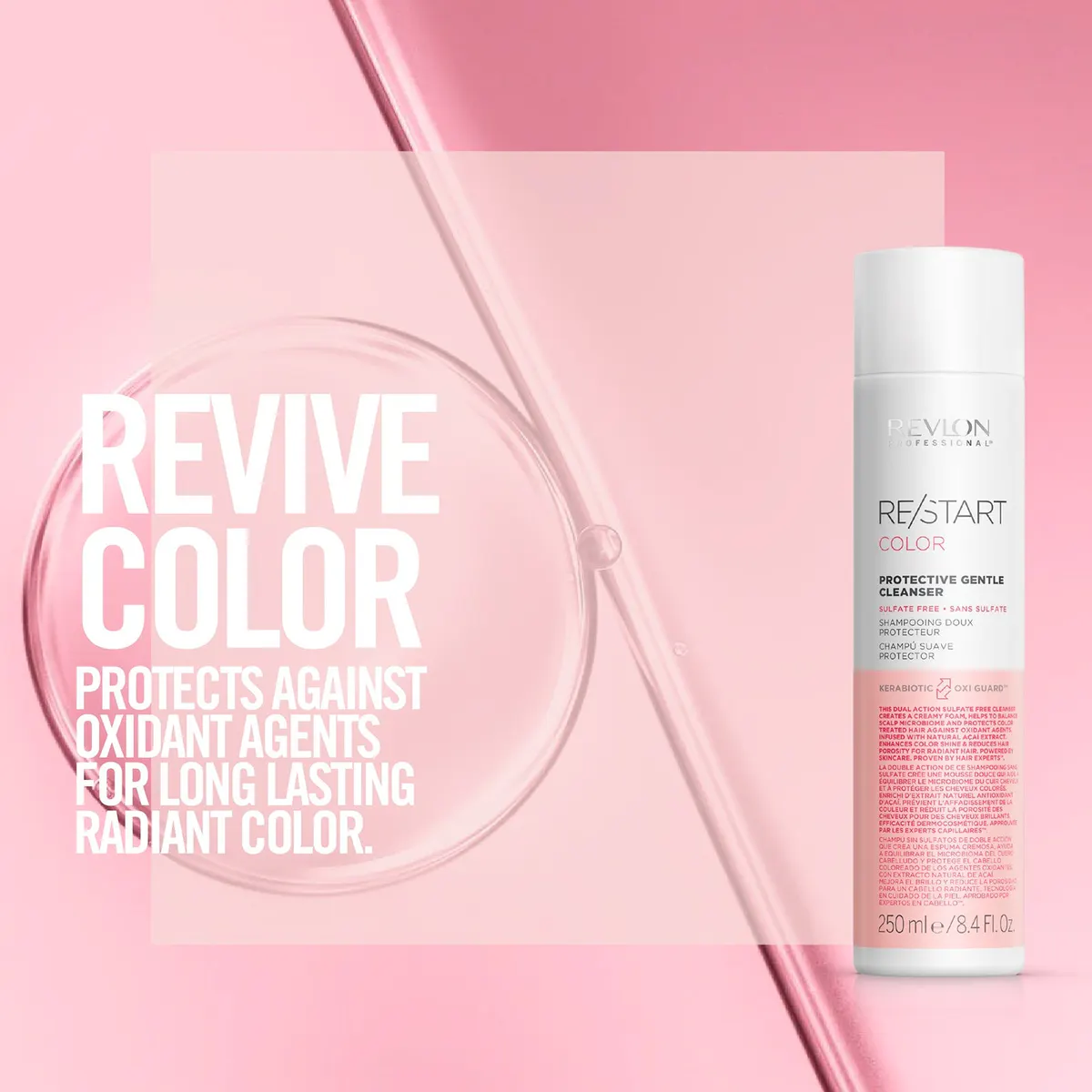 Revlon Professional Restart Color Sulfate Free Cleanser 250ml, view 3