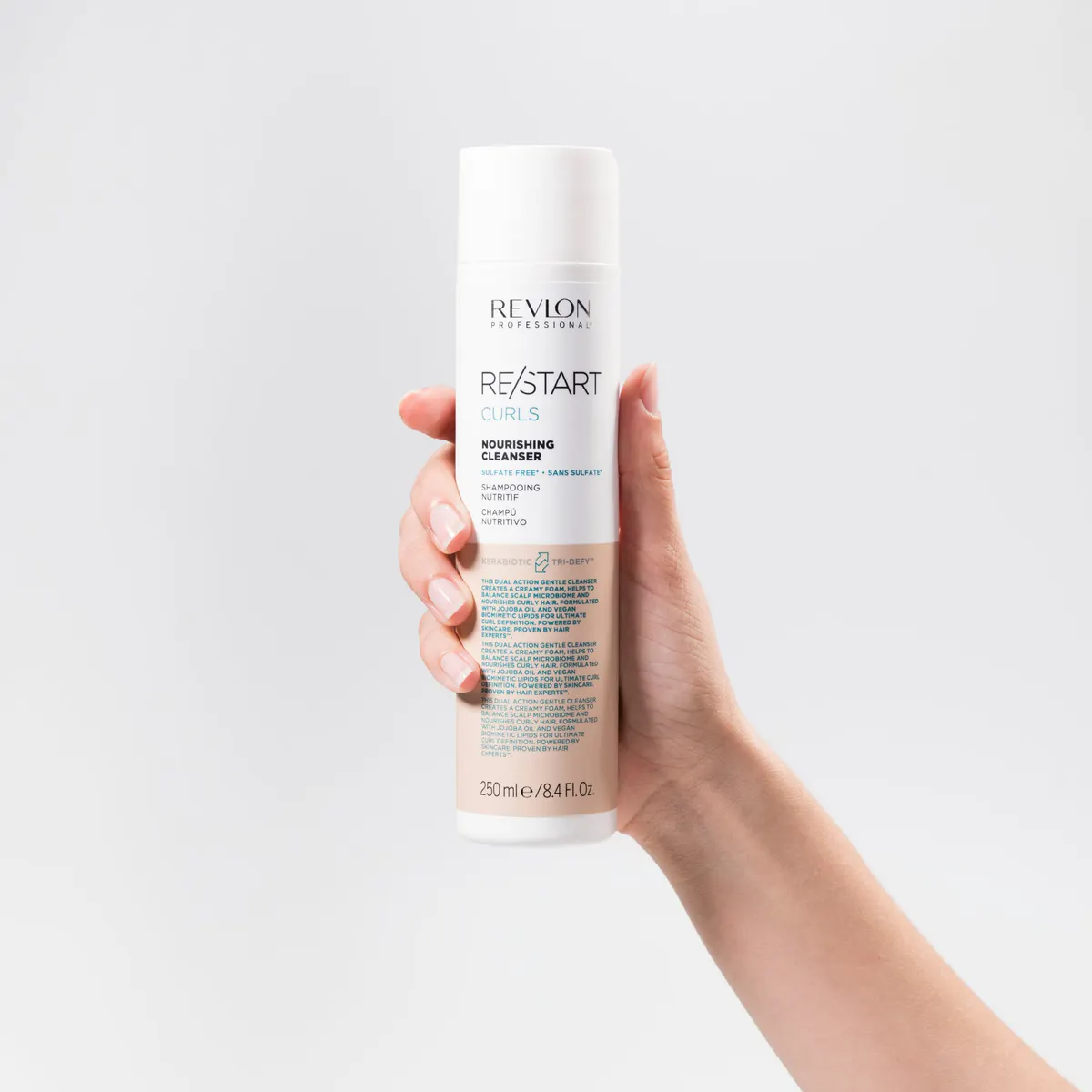 Revlon Professional Restart Curls NouriShampooing Cleanser 250ml, view 4