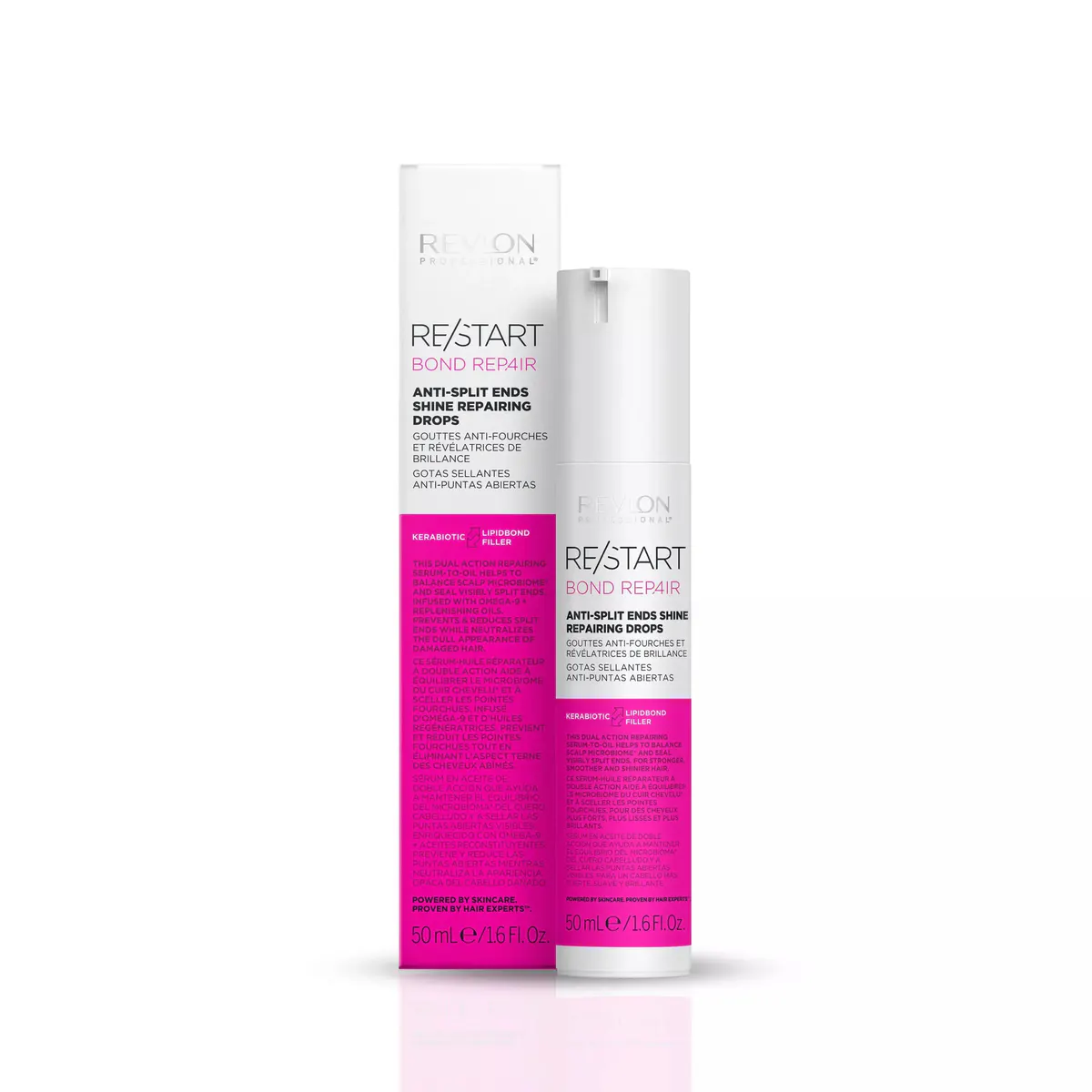 Revlon Professional Restart Bond Repair Anti-Split Ends Shine Repairing Drops 50ml