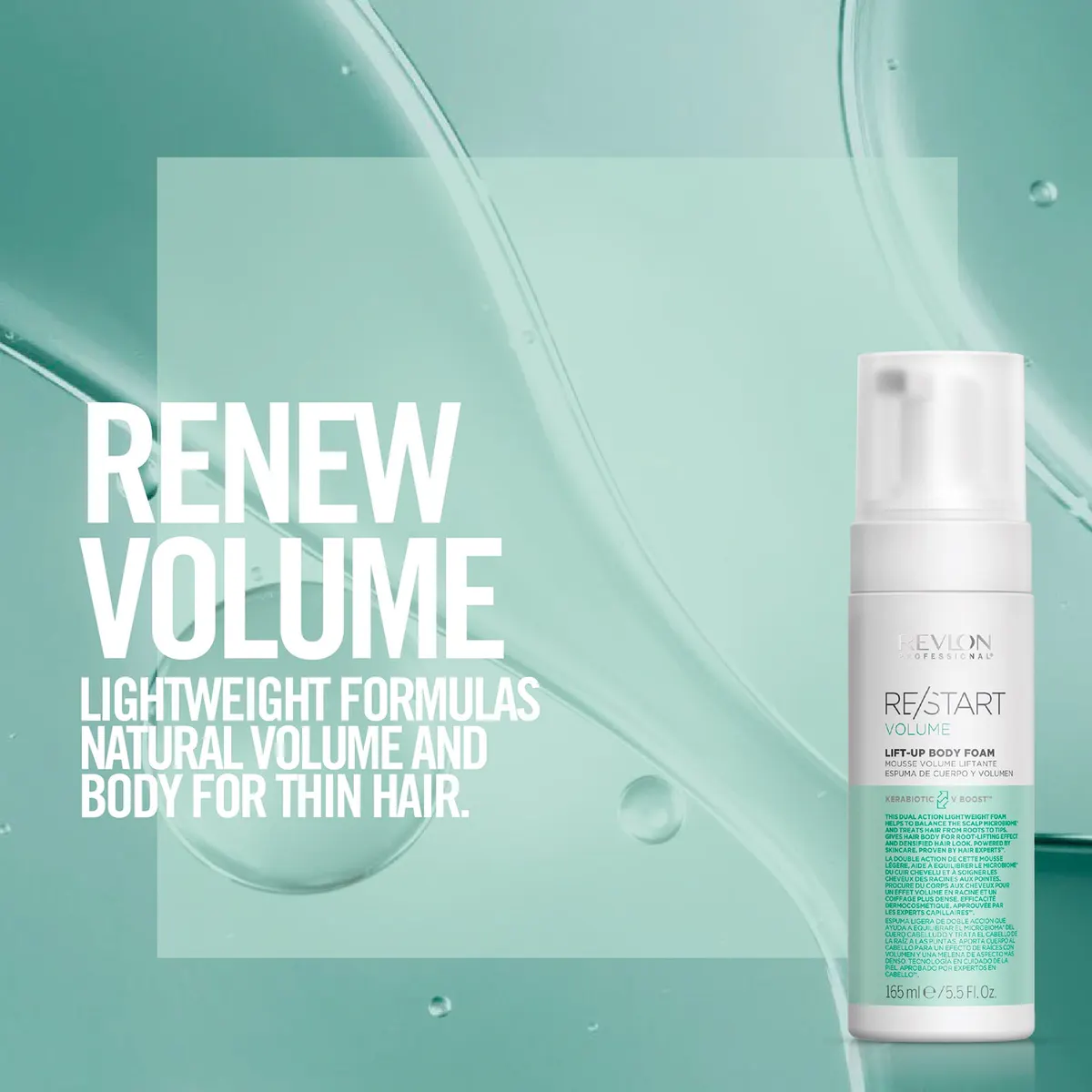 Revlon Professional Restart Volume Body Foam 165ml, view 2