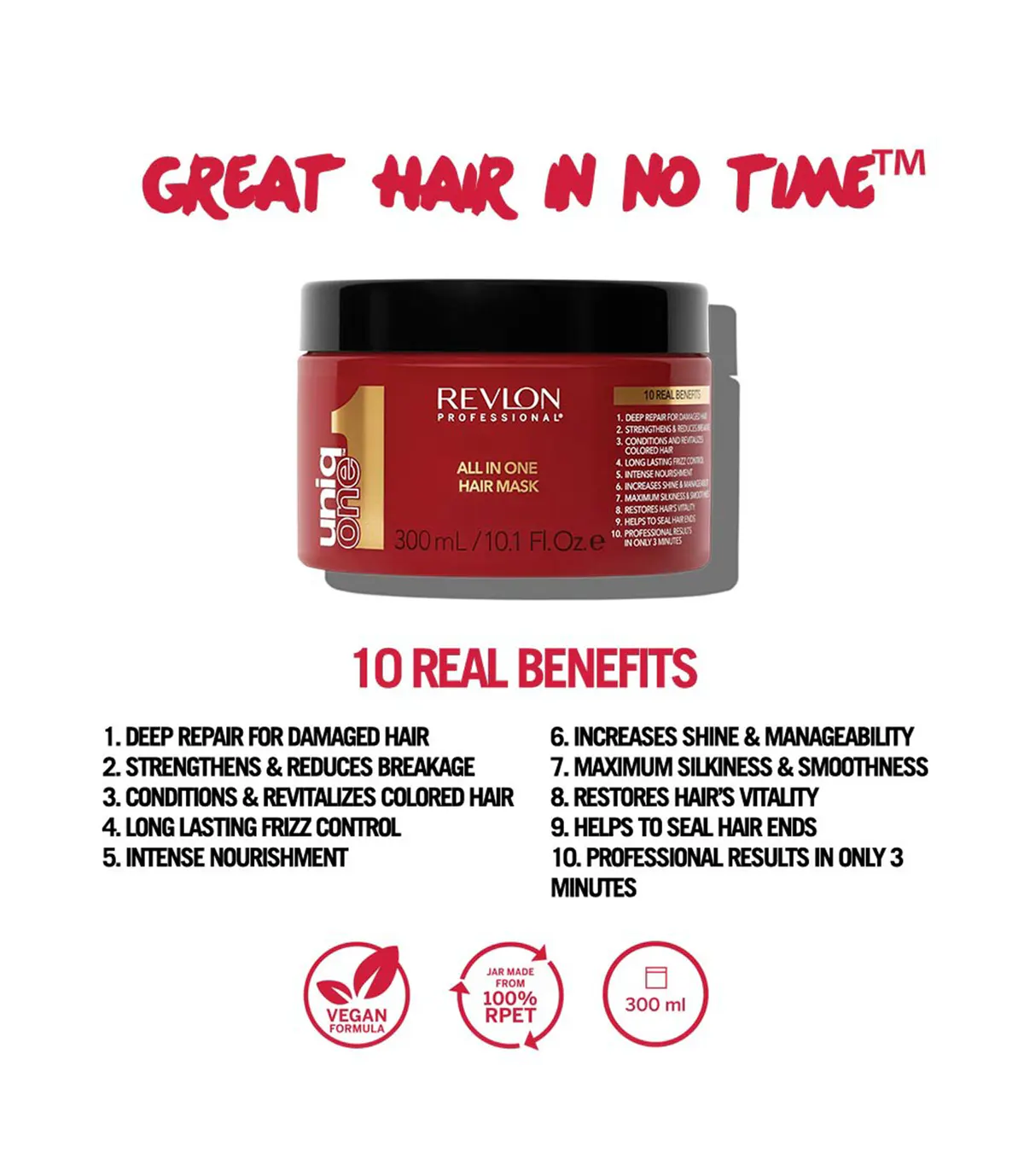 Revlon Professional Uniq One All In One Hair Mask 300ml, view 4
