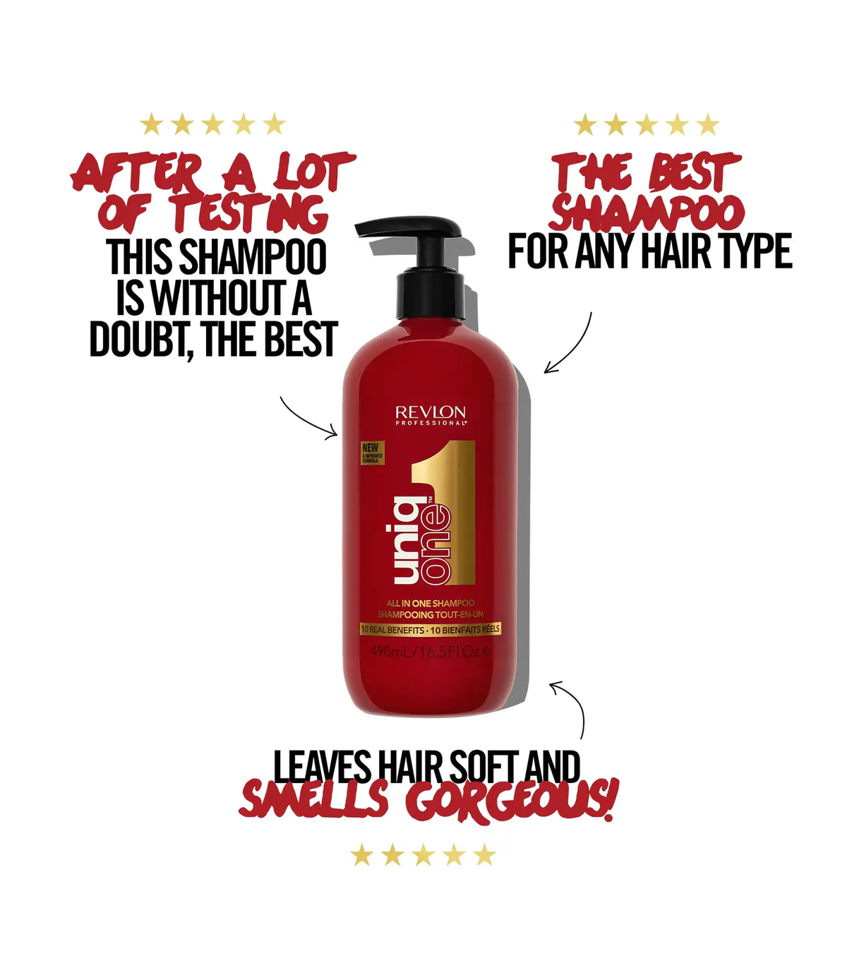 Revlon Professional Uniq One All In One Shampoo 490ml, view 5