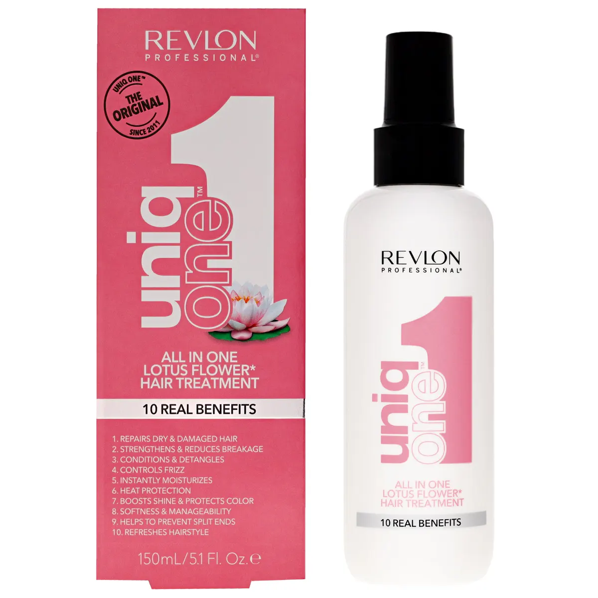 Revlon Professional Uniq One Lotus Flower All In One Hair Treatment 150ml, view 3