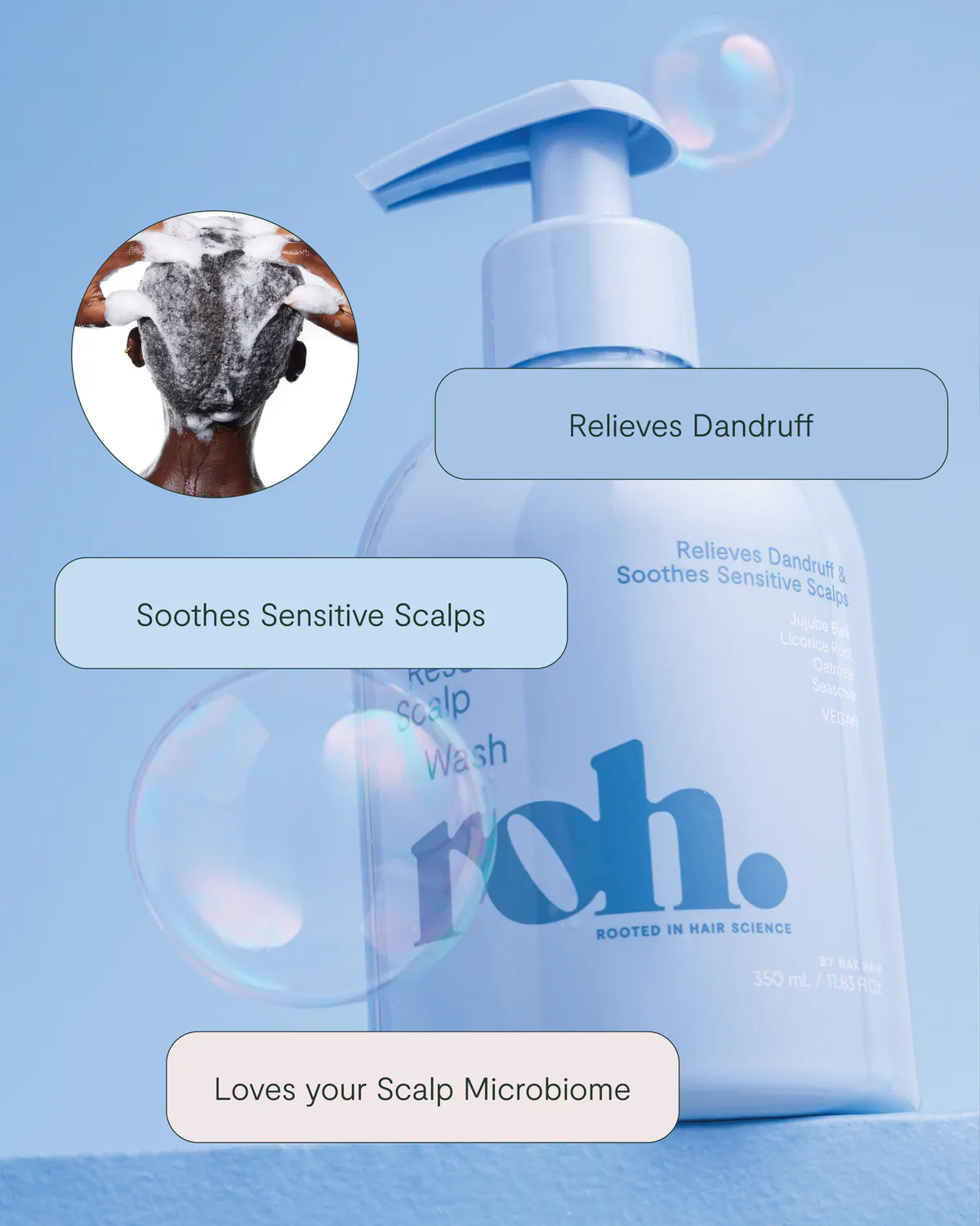 ROH Reset Scalp Wash 350ml, view 5