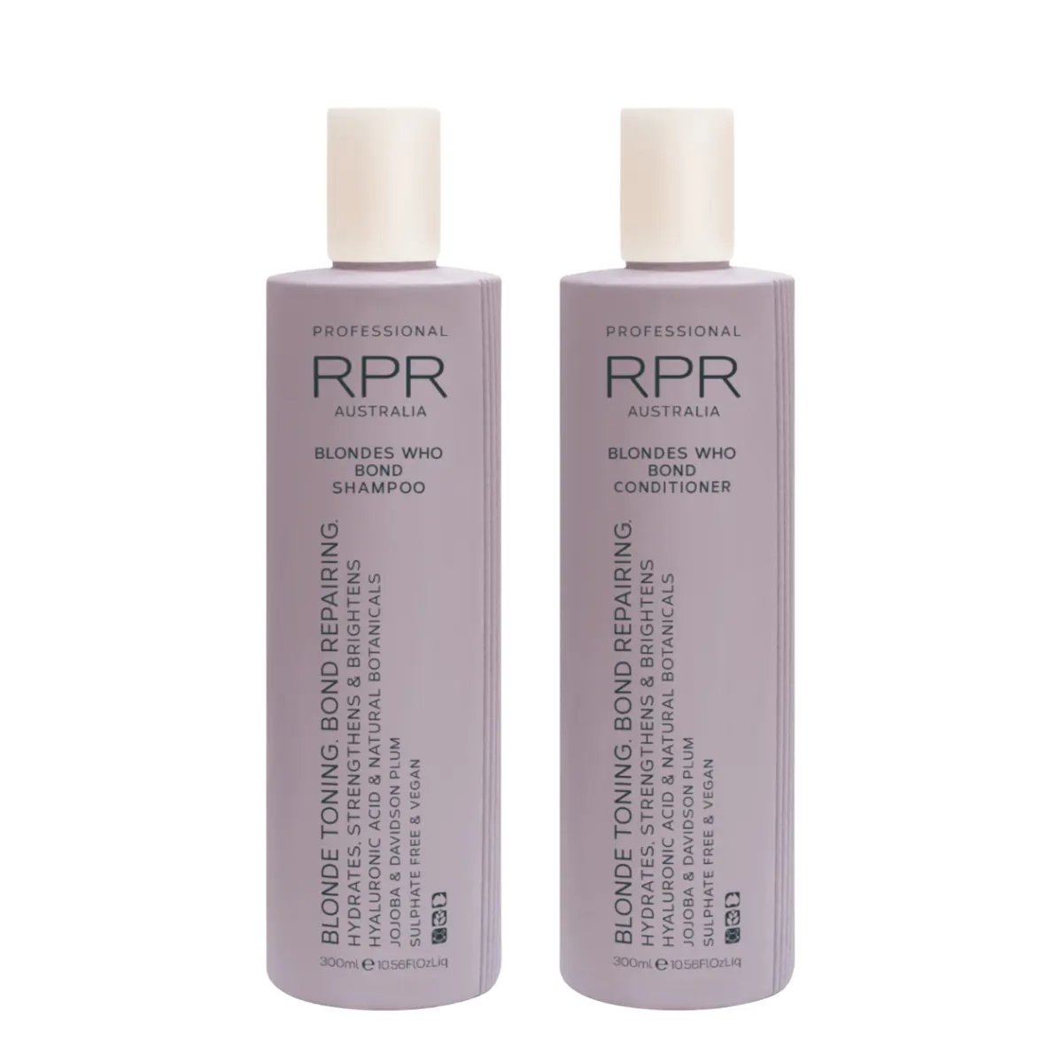 RPR Blondes Who Bond Shampoo and Conditioner 300ml Duo Bundle