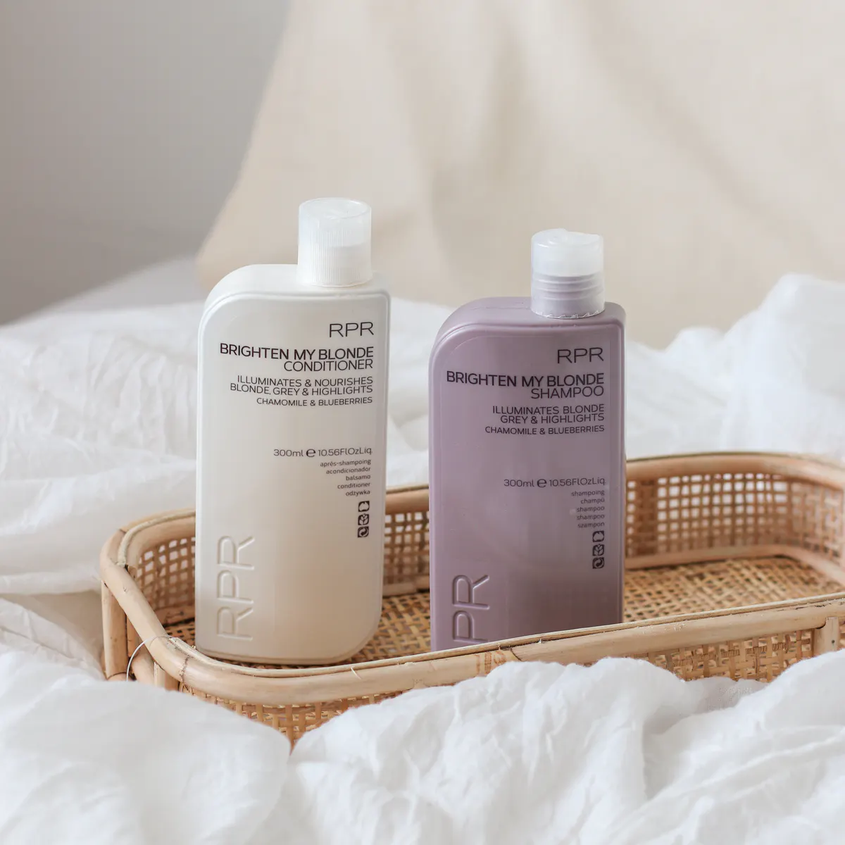 RPR Brighten My Blonde Shampoo and Conditioner 300ml Duo Bundle, view 2