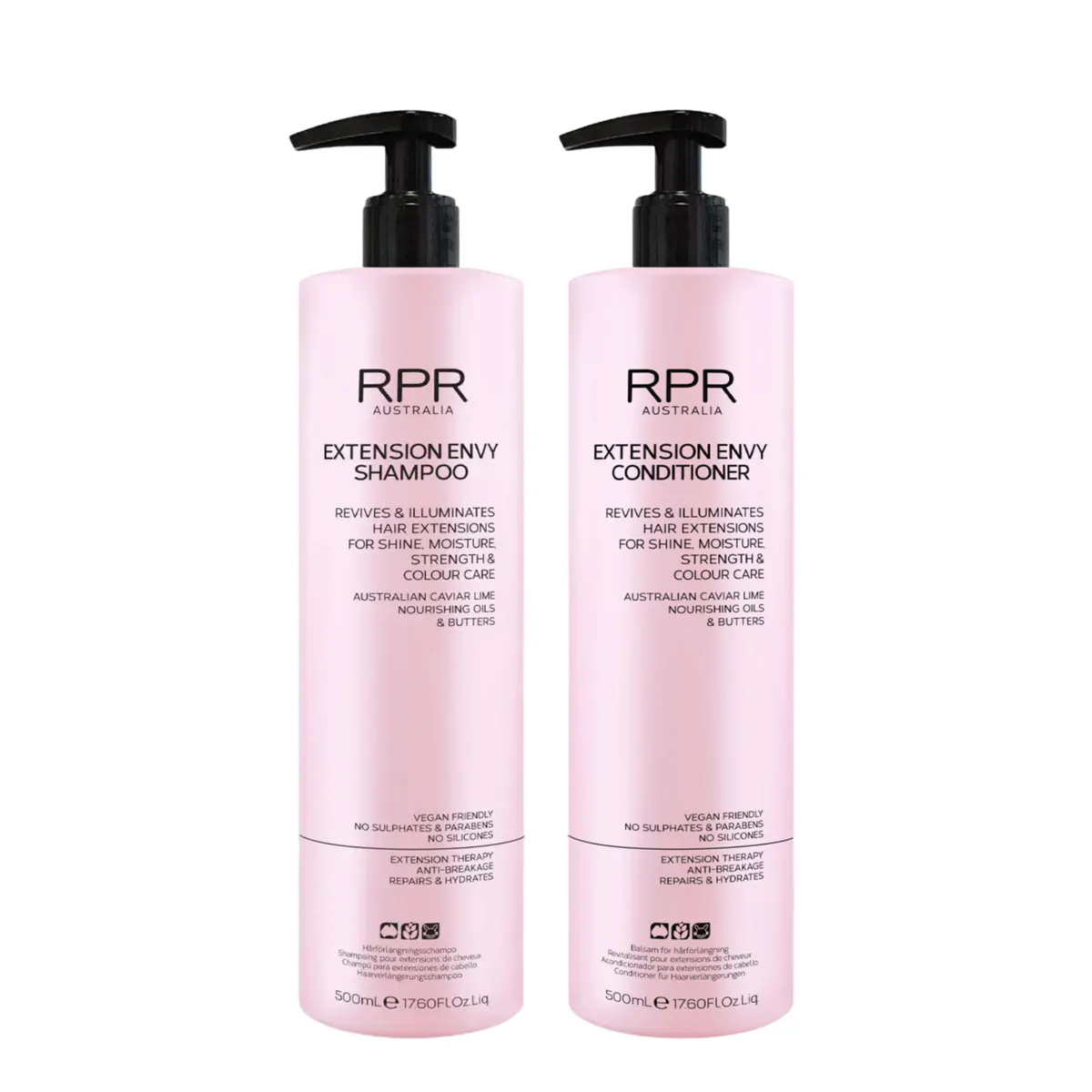 RPR Extension Envy Shampoo & Conditioner 500ml Duo Bundle