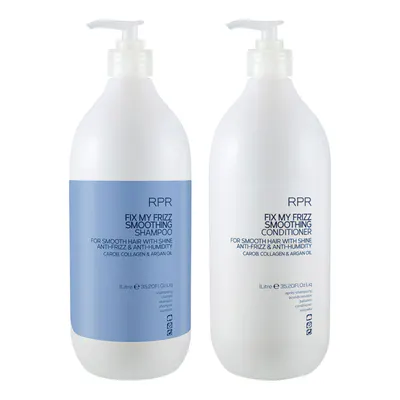 RPR Fix My Frizz Smoothing Shampoo and Conditioner 1000ml Duo Bundle