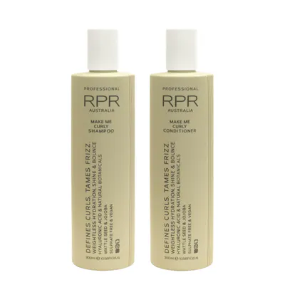 RPR Make Me Curly Shampoo and Conditioner 300ml Duo Bundle