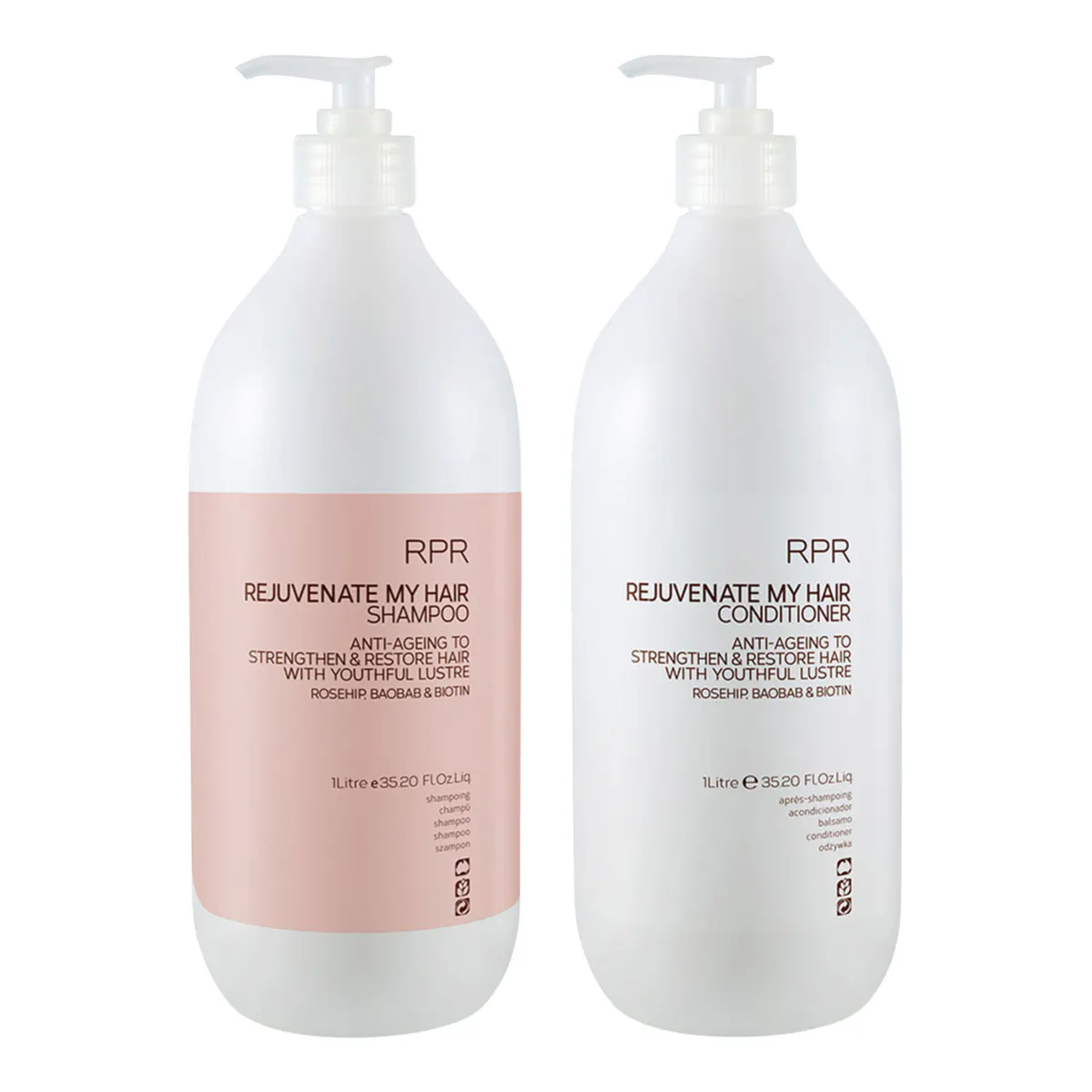 RPR Rejuvenate My Hair Shampoo and Conditioner 1000ml Duo Bundle