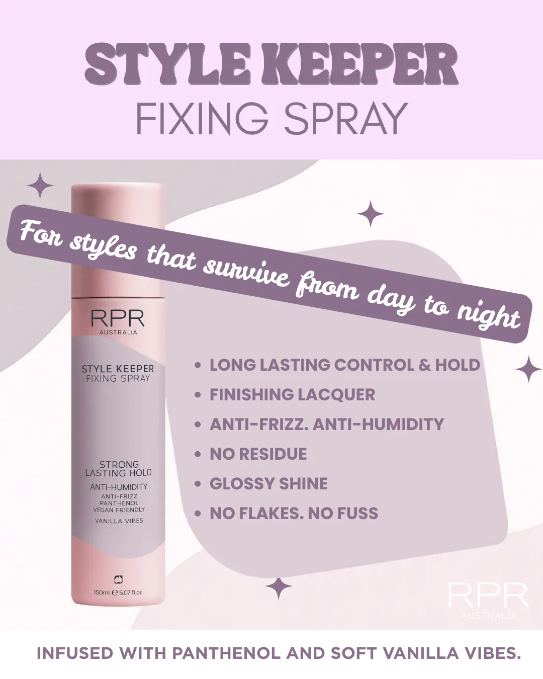 RPR Style Keeper Strong Hold Lacquer Spray 150ml, view 2