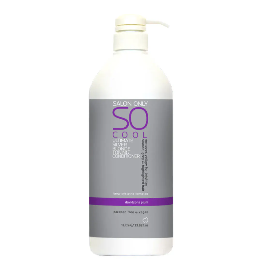 Salon Only Cool Ultimate Silver Blonde Toning Conditioner 1000ml