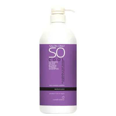 Salon Only Cool Ultimate Silver Blonde Toning Shampoo 1000ml
