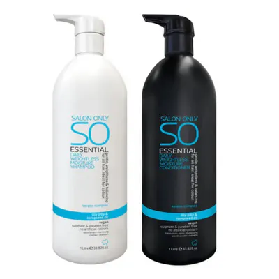 Salon Only Essential Shampoo and Conditioner 1000ml Bundle