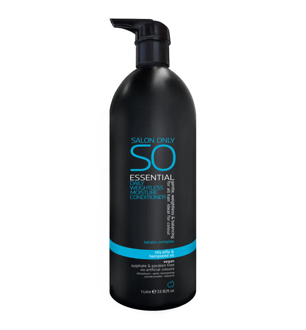 Salon Only Essential Shampoo and Conditioner 1000ml Bundle, view 3