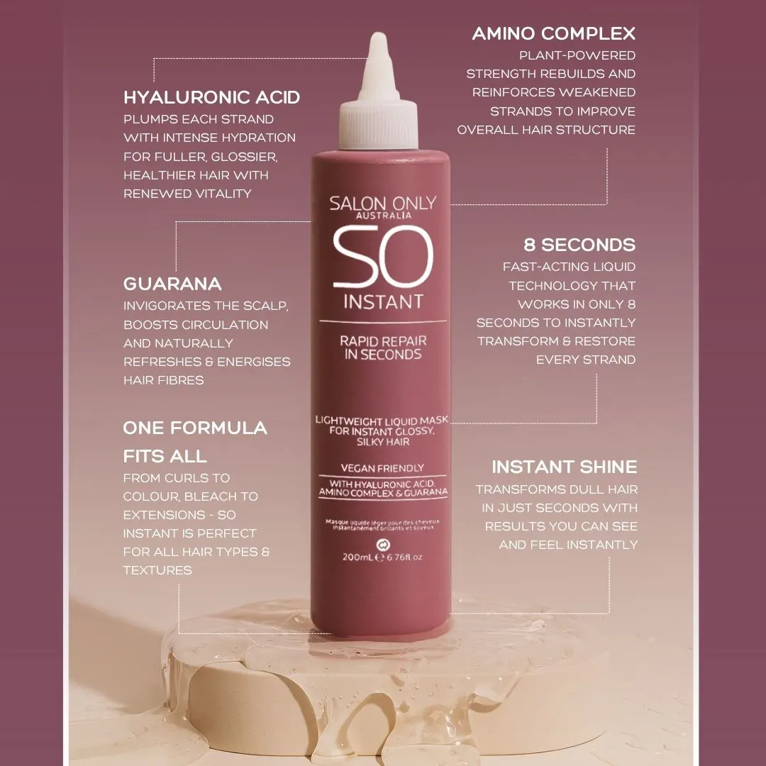 Salon Only SO Instant Rapid Repair Gloss Treatment 200ml, view 3