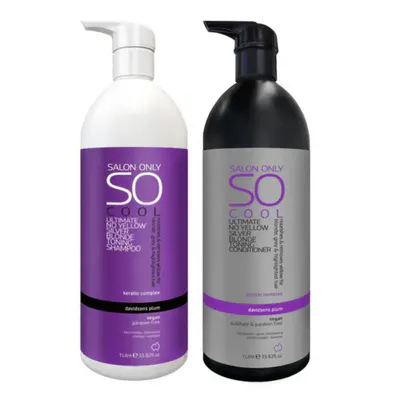 Salon Only Ultimate Toning Shampoo and Conditioner 1000ml Bundle