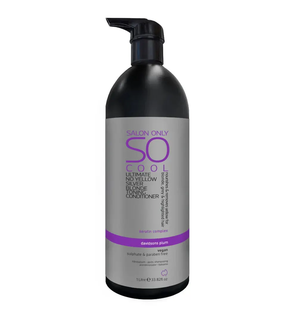 Salon Only Ultimate Toning Shampoo and Conditioner 1000ml Bundle, view 3