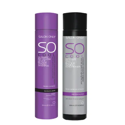 Salon Only Ultimate Toning Shampoo and Conditioner 300ml Duo Bundle