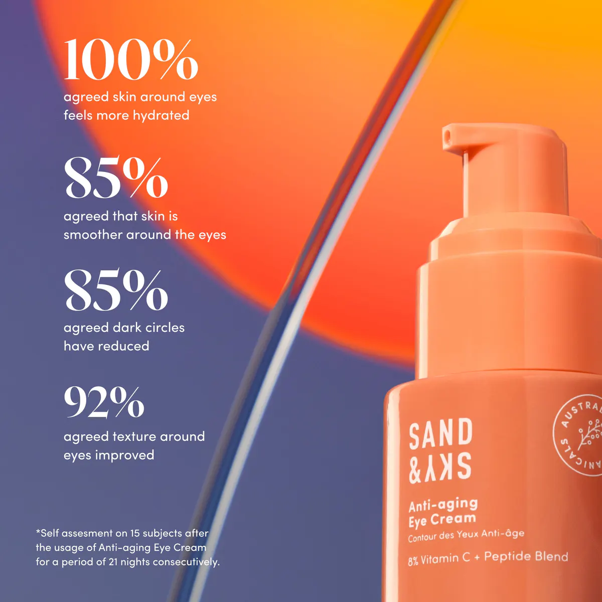 Sand & Sky Anti-ageing Eye Cream 20g, view 5