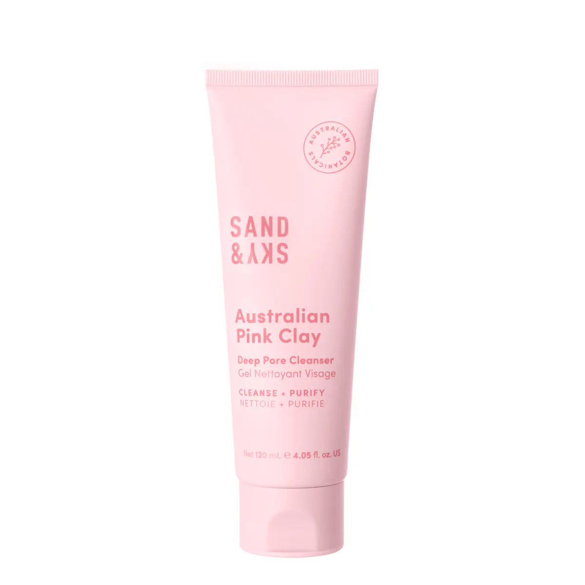 Sand & Sky Australian Pink Clay Deep Pore Cleanser 120ml