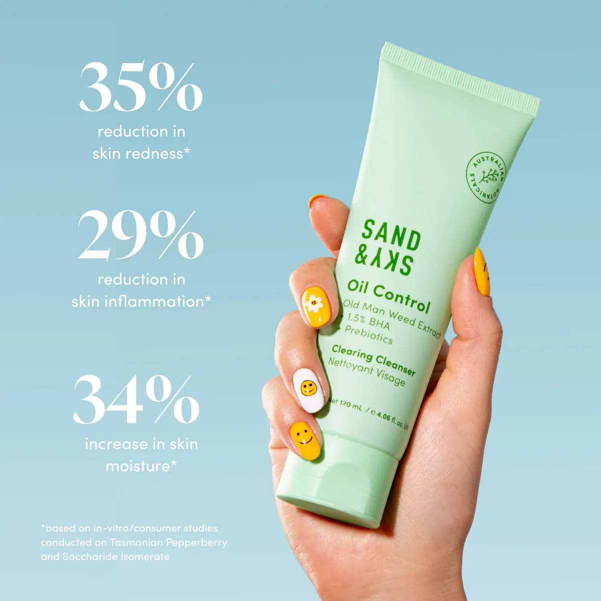 Sand & Sky Oil Control Clearing Cleanser 120ml, view 5